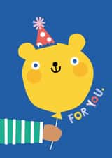 For You Children's Birthday Balloon Card created by Emily Spikings