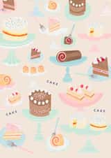Cake! Cake! Cake! created by Libby Turner Illustration