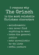 5 Reasons why The Grinch is Relatable created by Moonshine Prints