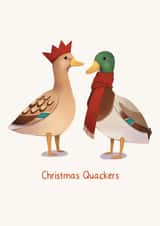 Christmas Quackers Duck Card created by Melissa Jan