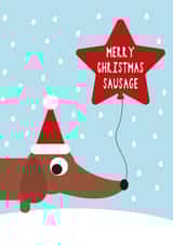 Merry Christmas Sausage  created by Stripey Cats