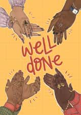 Well done congratulations cards created by Tee Ansell Draws
