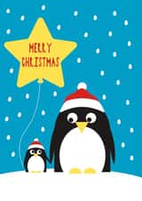Merry Christmas Penguins created by Stripey Cats