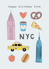 NYC Birthday Card 1001 created by Ally, With Love