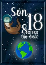 18 and outta this world created by Pippins post cards 