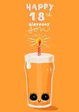 Happy Birthday my 18 years old son created by Paula Romani Studio