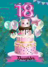 Daughter - Happy 18th Cake Day! created by Kerrylovescards