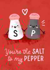 Spicy Anniversary Card created by Collyn Wooden Illustration