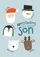 Son’s Christmas Characters created by Charley Muttitt