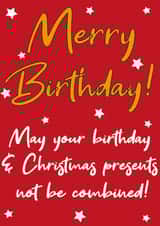 Merry Birthday! Christmas Birthday created by KGP Designs