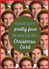 Buddy the Elf Christmas Card You have such a Pretty Face  created by Cardology
