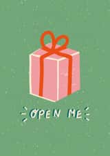 Open Me! Christmas Card created by Penny and Me