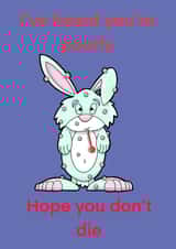 Sick Rabbit created by Olive & Keith Cards