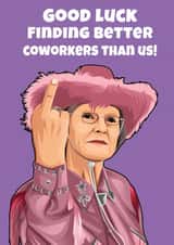 Good Luck finding better coworkers Gavin and Stacey Inspired leaving card  created by Hint of Sarcasm