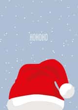 Santa in the Snow Card created by My Pretty Circus