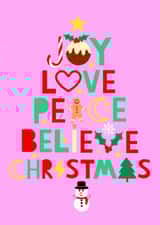 Jolly Christmas Tree created by Toni Anne Roe