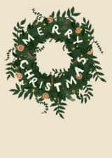 Merry Christmas orange and cinnamon wreath  created by The Potato Diary