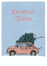 Christmas Wishes Christmas Tree Car created by Bethany Illustrations
