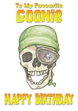 Goonies Birthday Card created by Dead Pixel Asylum