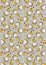 Send a smile - bumble bee inspired- gnomes - pattern print created by Bonny Shatwell