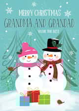 Merry Christmas Grandma and Grandad created by Paper Valley Design Studio