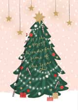 Wonderful Time of the Year - Presents - Christmas Tree - Christmas Card created by Helen Mackay