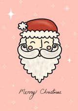 Jolly Santa clause card created by Molliemadethis