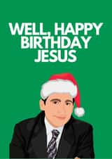 The Office Christmas Card featuring Michael Scott created by Highgrove Cards