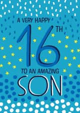 Happy 16th Birthday Son created by Juniper and Rose Studio