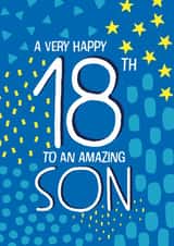 Happy 18th Birthday Son created by Juniper and Rose Studio