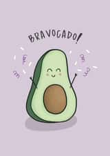 Bravocado - Congratulations / Well Done Card created by Little Big Pie