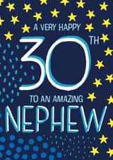Happy 30th Birthday Nephew created by Juniper and Rose Studio