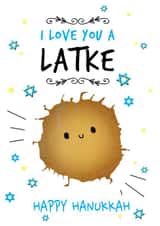 I Love You A Latke created by Sugar Violet Illustration