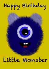 Little Monster Birthday Card created by The Artful Bee