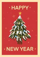 Happy New Year card created by Marina Kromitsyna