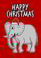 Christmas Elephant created by Doodle Rob