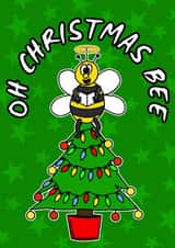 Christmas Tree Bee created by Doodle Rob