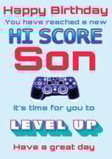 Gaming Son Birthday card created by Yasmine Brickland