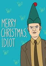 The Office Dwight Merry Christmas created by Luke Oxtoby