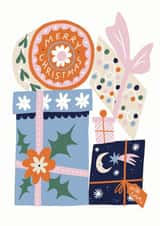 Folk Art Gifts + Presents Christmas Card created by Sophie Potter