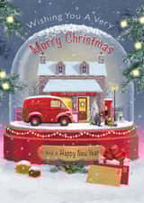 The Christmas Post Collection  Snow Globe Card created by PipWilsonArt