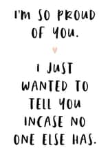 I'm So Proud Of You created by Alice Smith