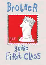 1st Class Brother created by Martyn Scribbler Illustration