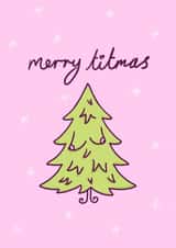 Merry Titmas Christmas Card created by Alice Illu