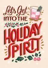 Holiday Spirit Christmas card created by Jessica Molina