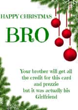 happy christmas bro created by RASAR