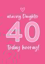 Happy 40th Birthday to an amazing daughter created by Always Sparkle