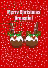 Best friend Christmas card created by Ruthy D