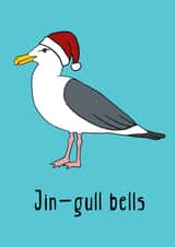 Seasonal seagull. created by Flinks Designs