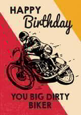 Biker Birthday Card created by Kelly Hunt Designs